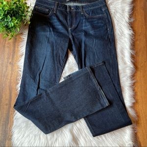 Joe’s Jeans darkwash skinny bootcut denims 31x36